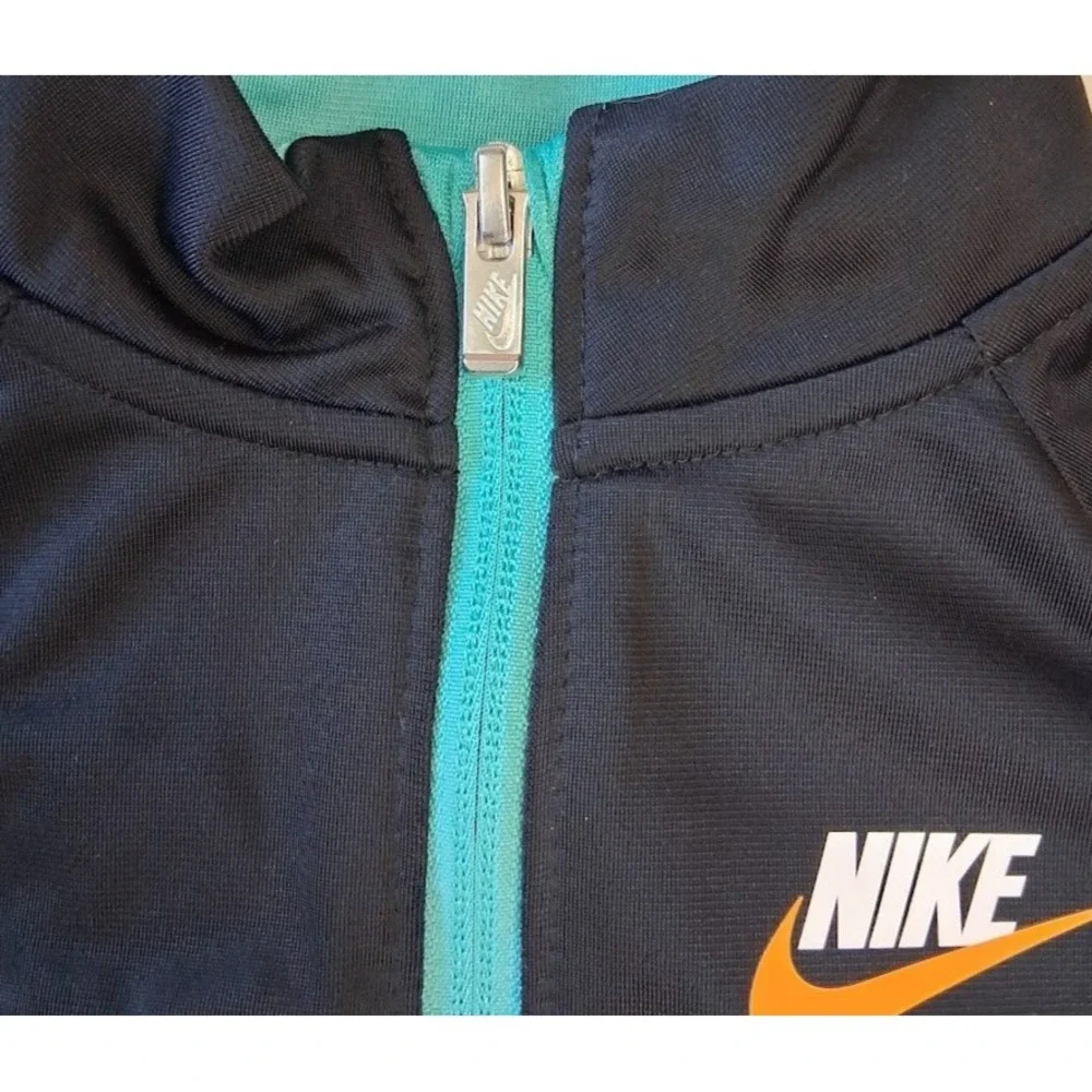 Nike 2pc Tracksuit Outfit Baby 24 Mos Colorblock Jacket‎ Pants Set Unisex NWT